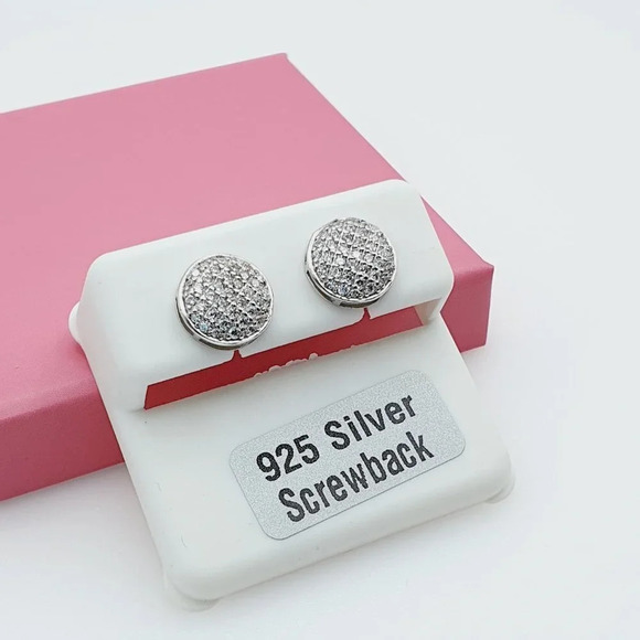 "925 Sterling Silver Cubic Zirconia Earrings, U19254576 - Picture 6 of 11